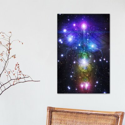 ARTCANVAS Symphony Spiral Galaxy In Blue Canvas online Art Print